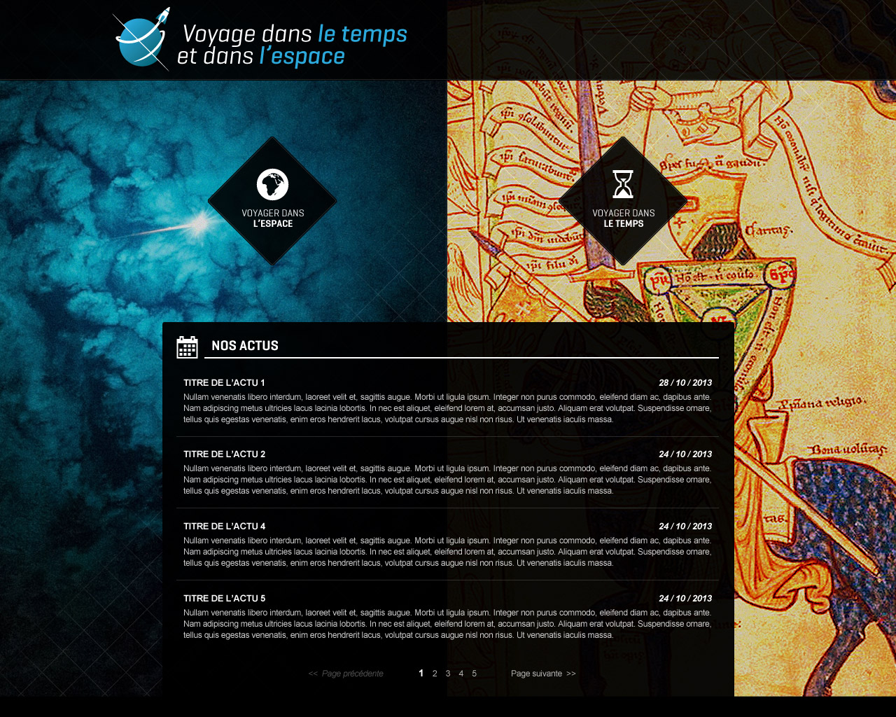 Voyage dans le temps et dans l'espace